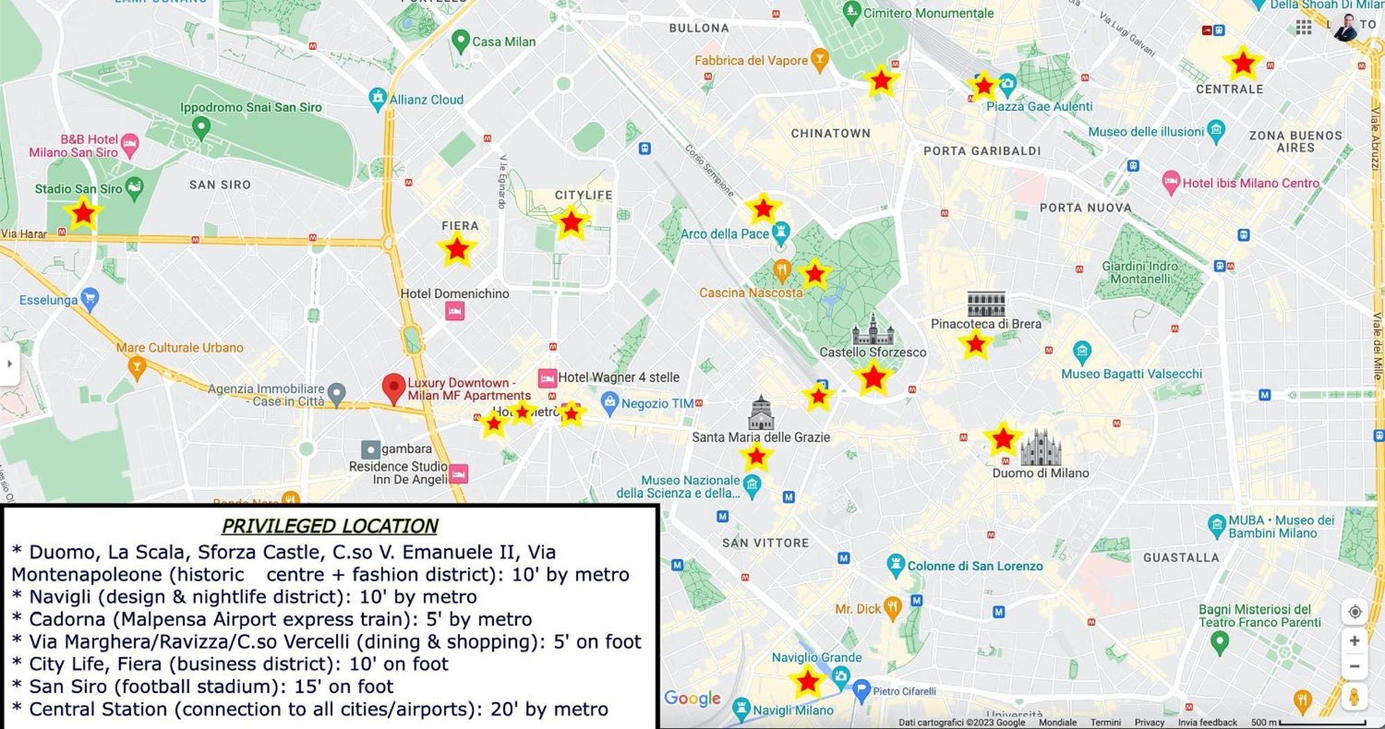 Luxury Downtown - Milan Mf Apartments Luaran gambar